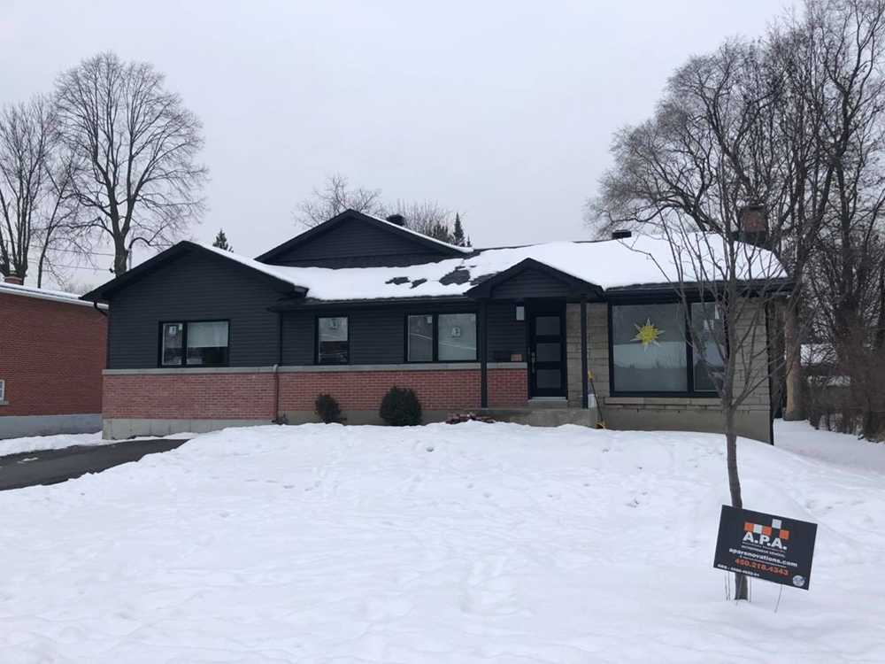 Projet 14e rue - Agrandissement de maison.