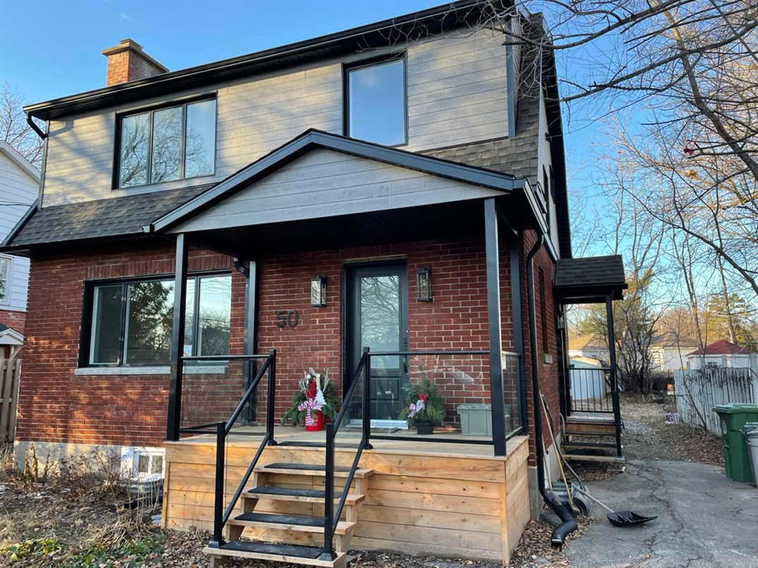 Projet Bayview - Agrandissement de maison.